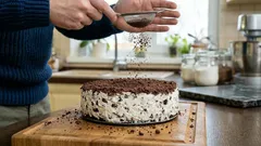 Chokladtårta utan bakning med smulbotten som hela familjen kommer att gilla