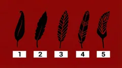 Det fjäderstrået du först lägger märke till säger mer om dig än en psykolog